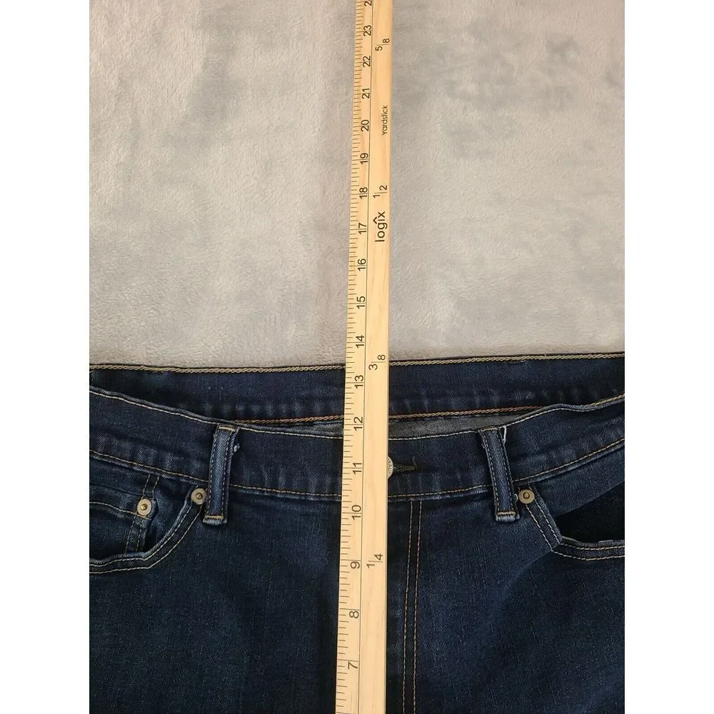 Levi's 505 Men's‎ 38x30 Blue Denim Regular Fit Dark Wash